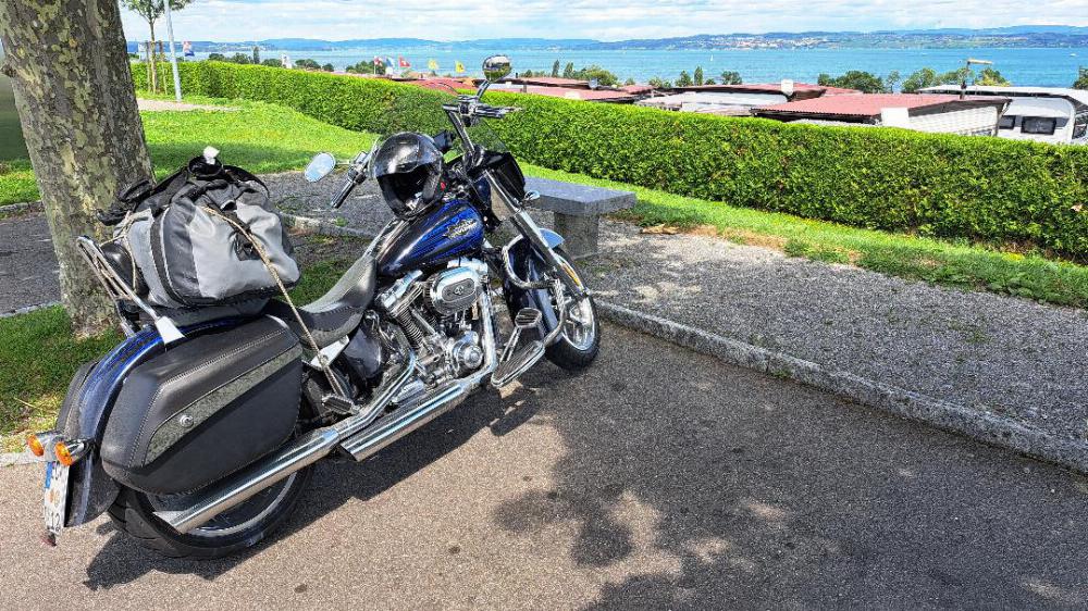 Motorrad verkaufen Harley-Davidson CVO Convertible FLSTSE3 in blau Ankauf